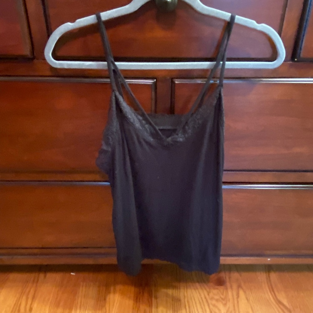 Women's black tank top